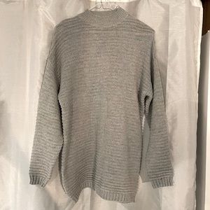 Missguided Petite Highneck Ribbed Dress/Top